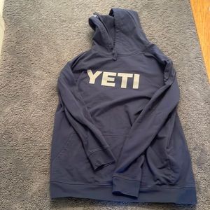 Large Yeti navy hoodie